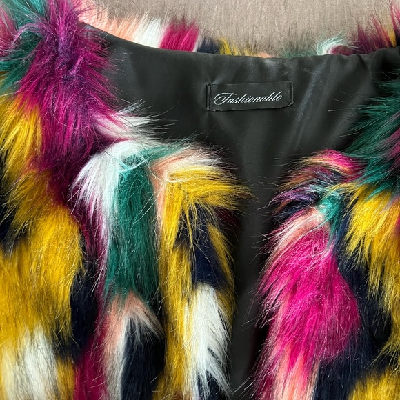 Faux Fur Coat - Picture 4 of 4